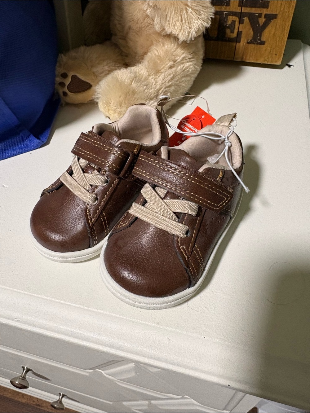 Joe Fresh Brown and Beige Toddler Sneakers